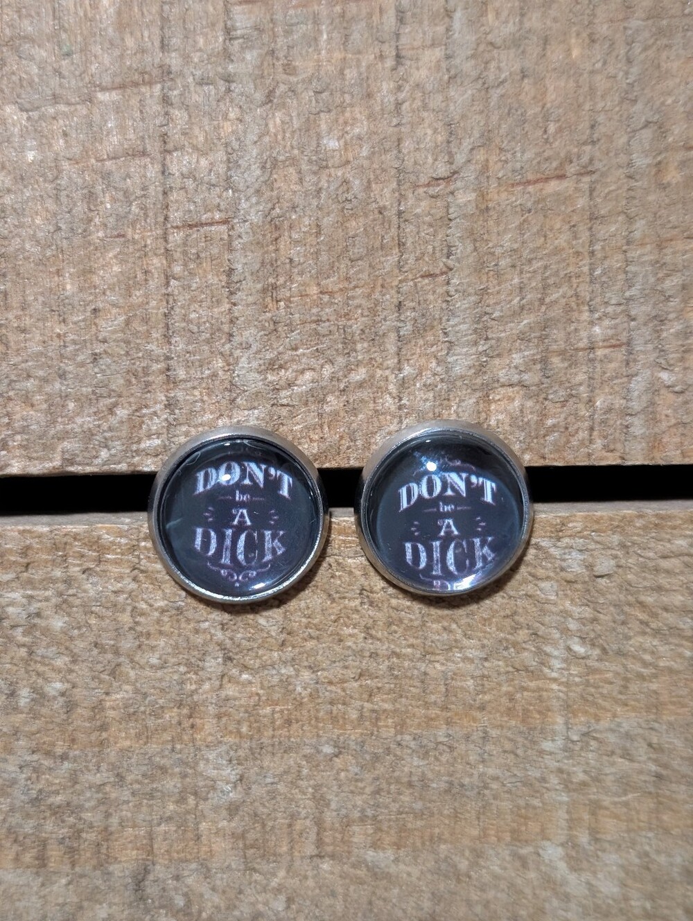 💟 Bad Word Handmade Stud Earrings